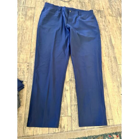 Rhoback Men's Navy Blue Performance Chino Pants Size 42X32 - Picture 3 of 11